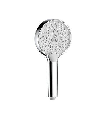 컬럼 크롬 흰색 손 샤워기 액체 실리콘 노즐 둥글 쉬운 청소 OEM