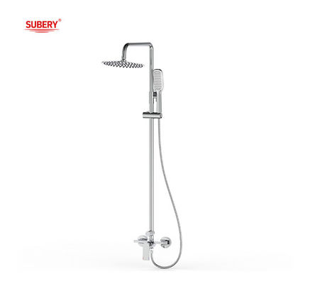 크롬 컬러 청동 온도 조절 욕조 샤워 Faucet OEM 원형 클래식