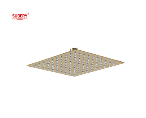 스테인리스 스틸 빗방울 SUS304 광장 금색 금색 욕실 기둥 8 &quot;10&quot; 12 &quot;OEM