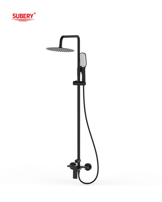 크롬 컬러 청동 온도 조절 욕조 샤워 Faucet OEM 원형 클래식