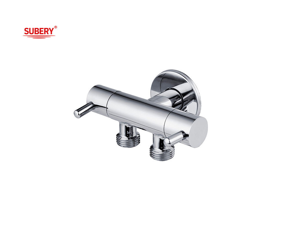 구리 두 가지 방향 밸브 삼각형 밸브 G1/2&quot; 스레드 구리 몸 구리 손잡이 OEM