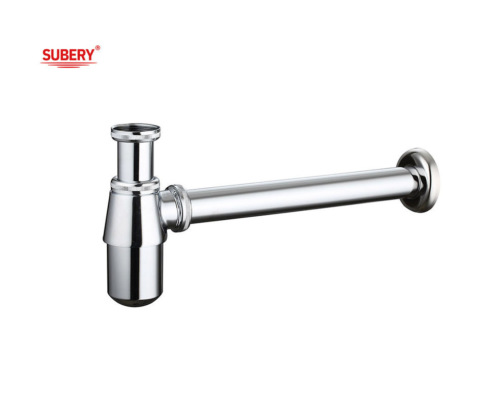 청동 병 함정 화장실 배 배수관 배수관 siphon 욕실 p-덫 파이프 세탁기 크롬 OEM