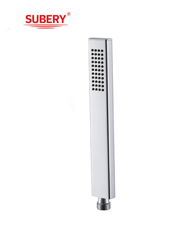 청동 마이크 손 샤워 손 샤워 샤워 기둥 욕실 실리콘 노즐 쉽게 청소 사각형 OEM